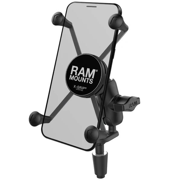 RAM® X-Grip® Large Phone Mount with Motorcycle Fork Stem Base (Ram-B-149Z-UN10U)
